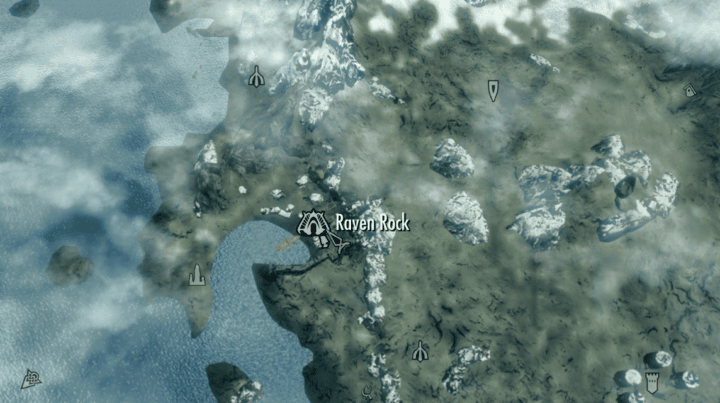 Raven Records Map Cara Mendapatkan Rumah di Raven Rock: DLC Dragonborn
