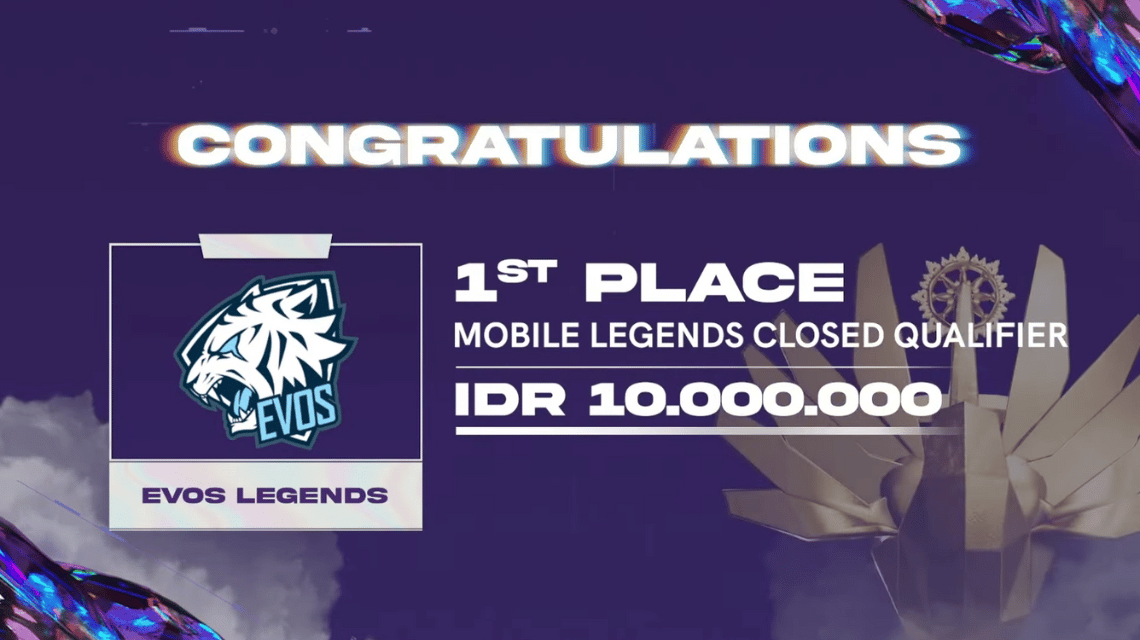 Total Hadiah EVOS Legends