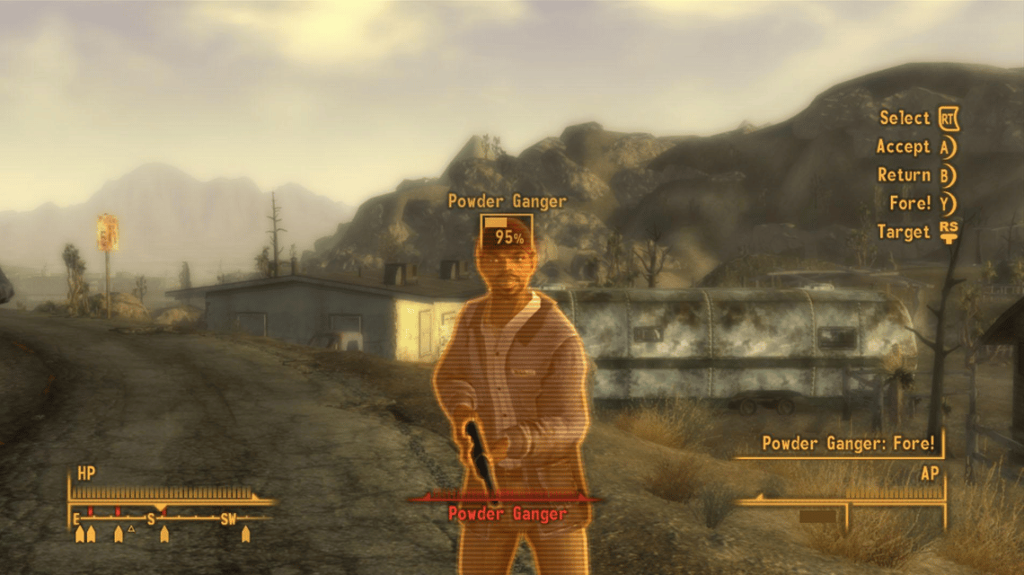 Fallout New Vegasのゲームプレイ