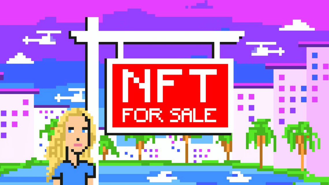 NFTハウスのイラスト