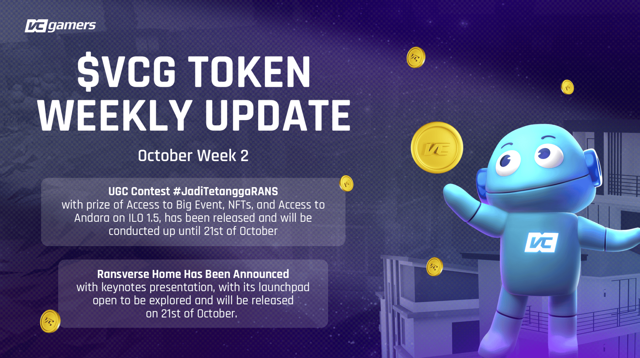 VCG Token Weekly Recap Update