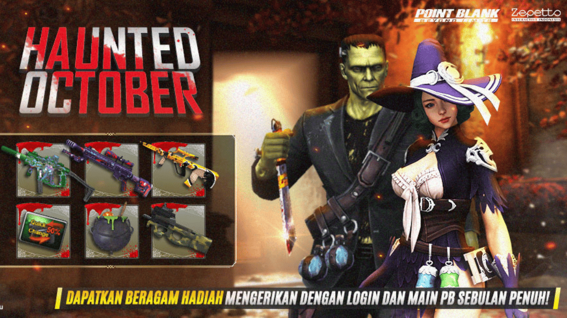 PB Event Terbaru Haunted October