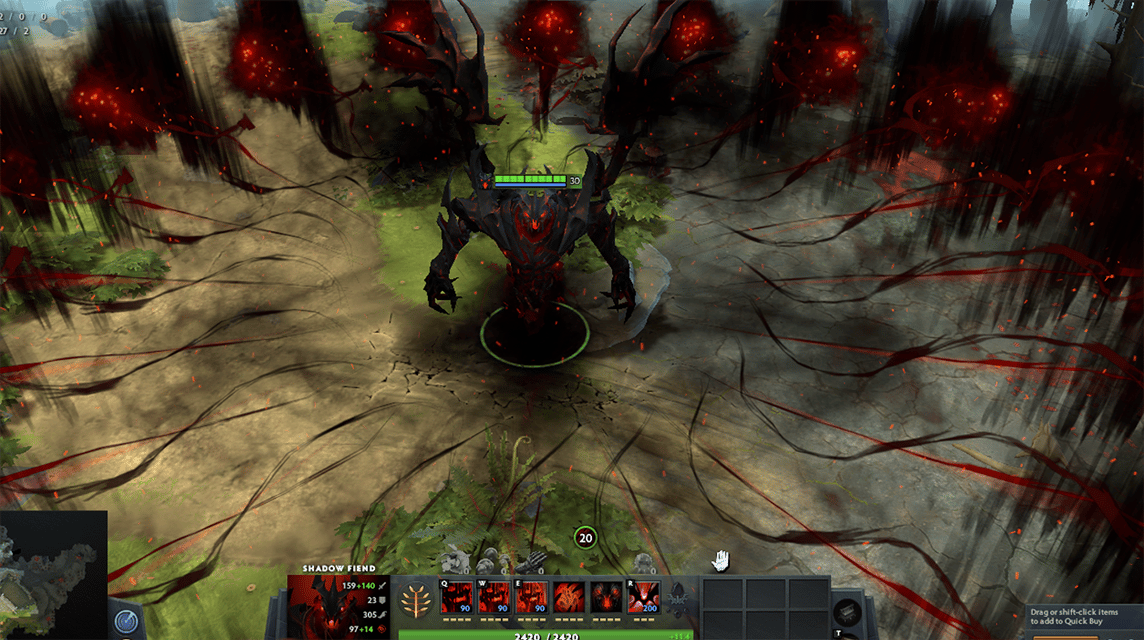 Shadow Fiend Hero Dota TI 11