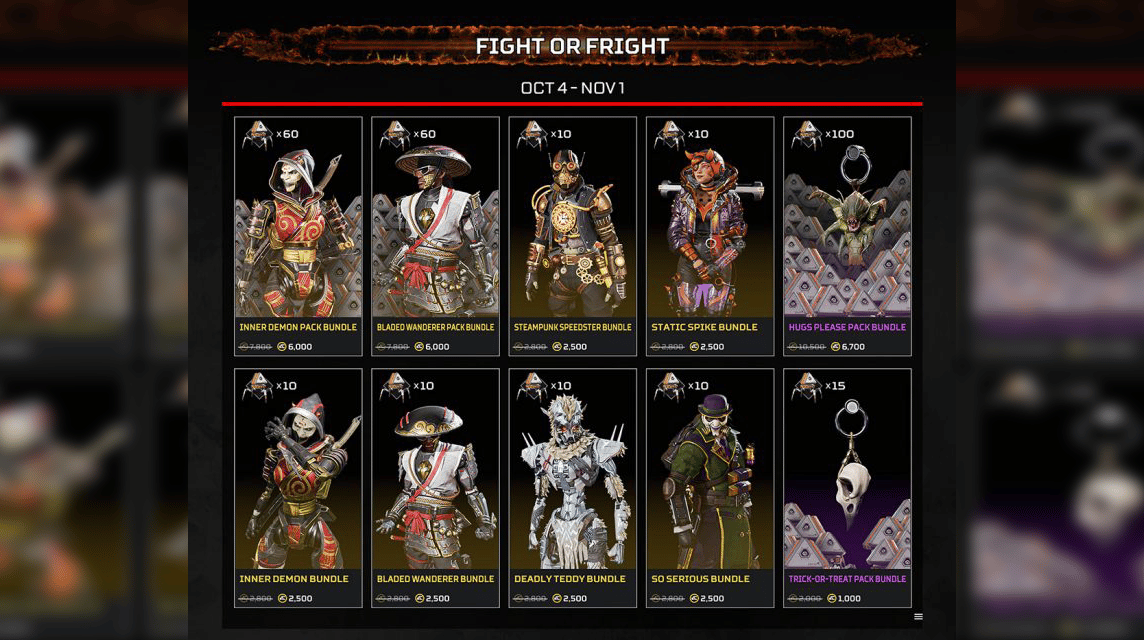 Event Fight or Fright Apex Legends