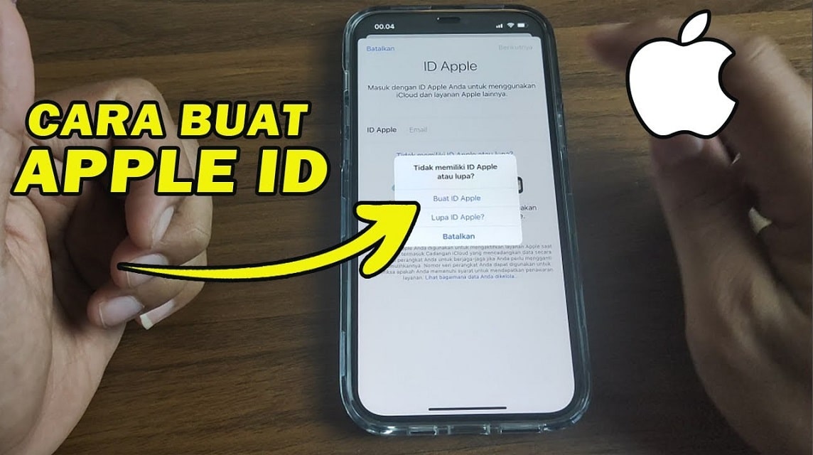 cara membuat akun iphone