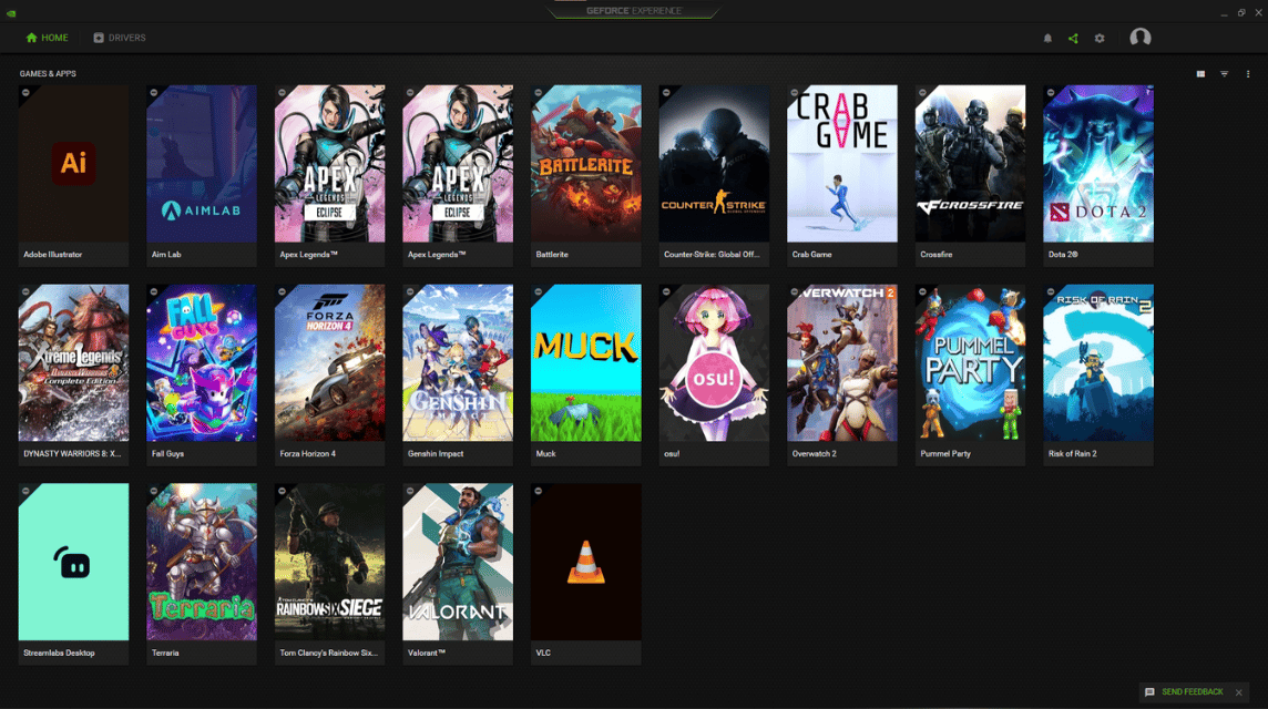 Aplikasi GeForce Experience