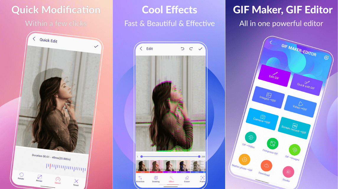 Aplikasi Foto Bergerak GIF Maker GIF Editor