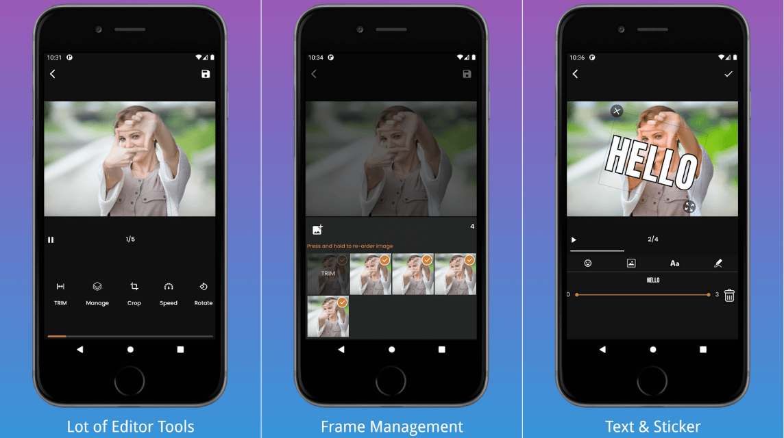 Aplikasi Foto Bergerak GIF Maker Video to GIF