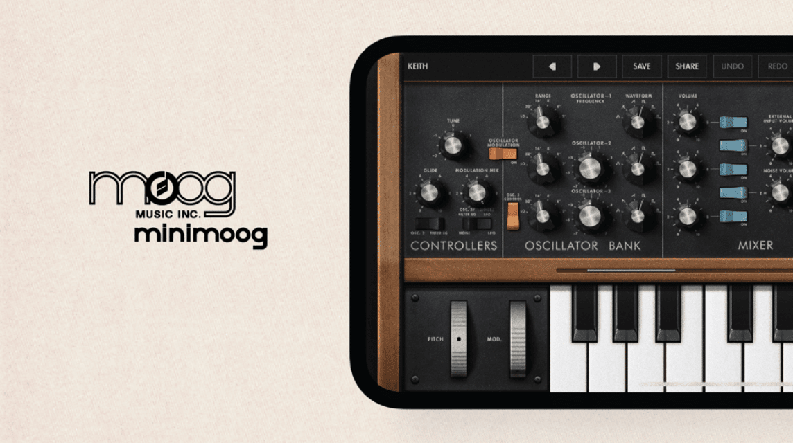 Minimoog 音乐制作应用程序