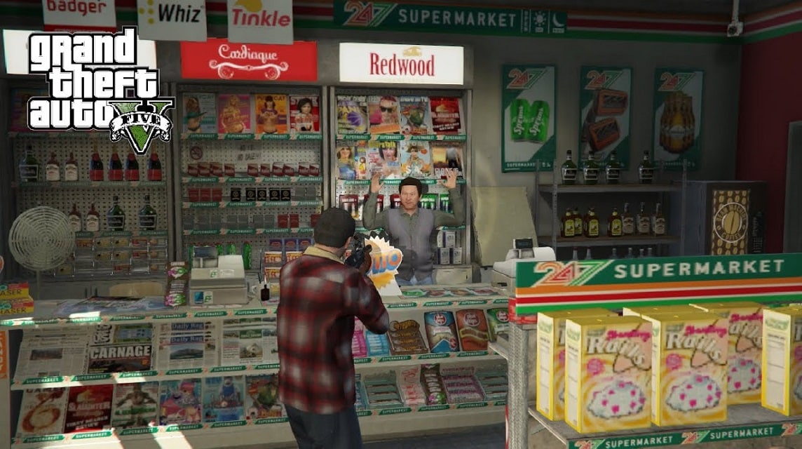 How to Rob a Store in GTA 5
