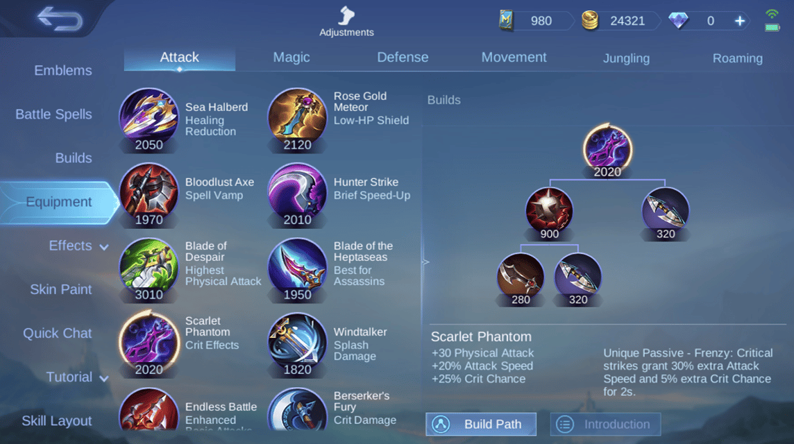 Build Miya 12월, Hero Mobile Legends 12월