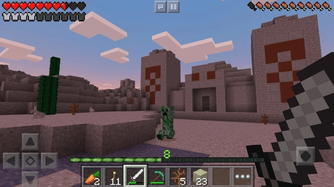 Minecraft Pocket Edition게임 플레이