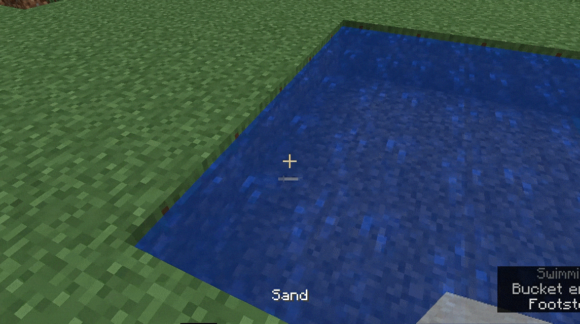 在 Minecraft 中去除水。