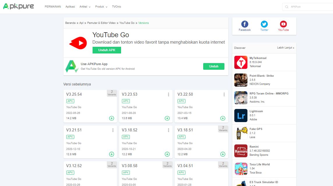 How to Download Old Version of Youtube Go