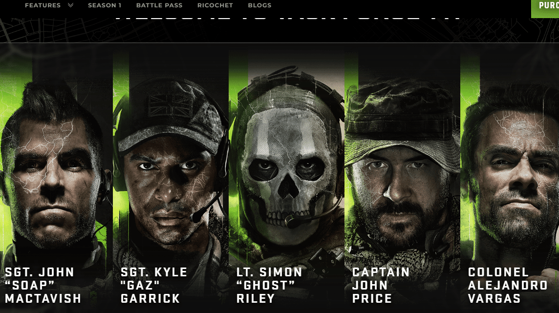 Call of Duty Modern Warfare 2 Teams