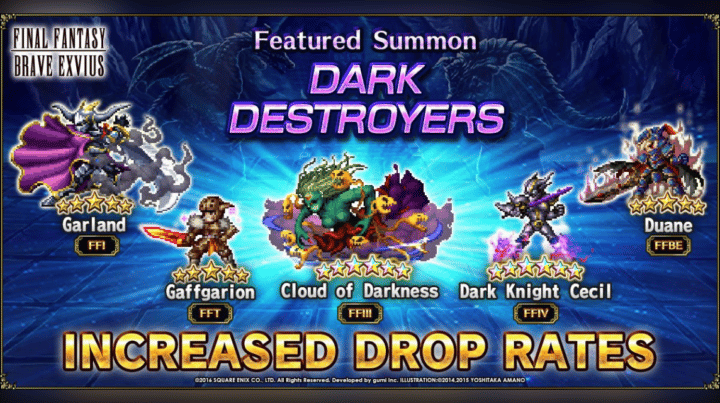 Final Fantasy Brave Exvius: Cloud of Darkness 6 스타
