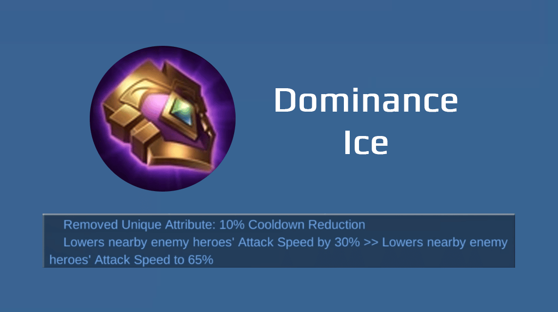 Dominanz Ice Mobile Legends.