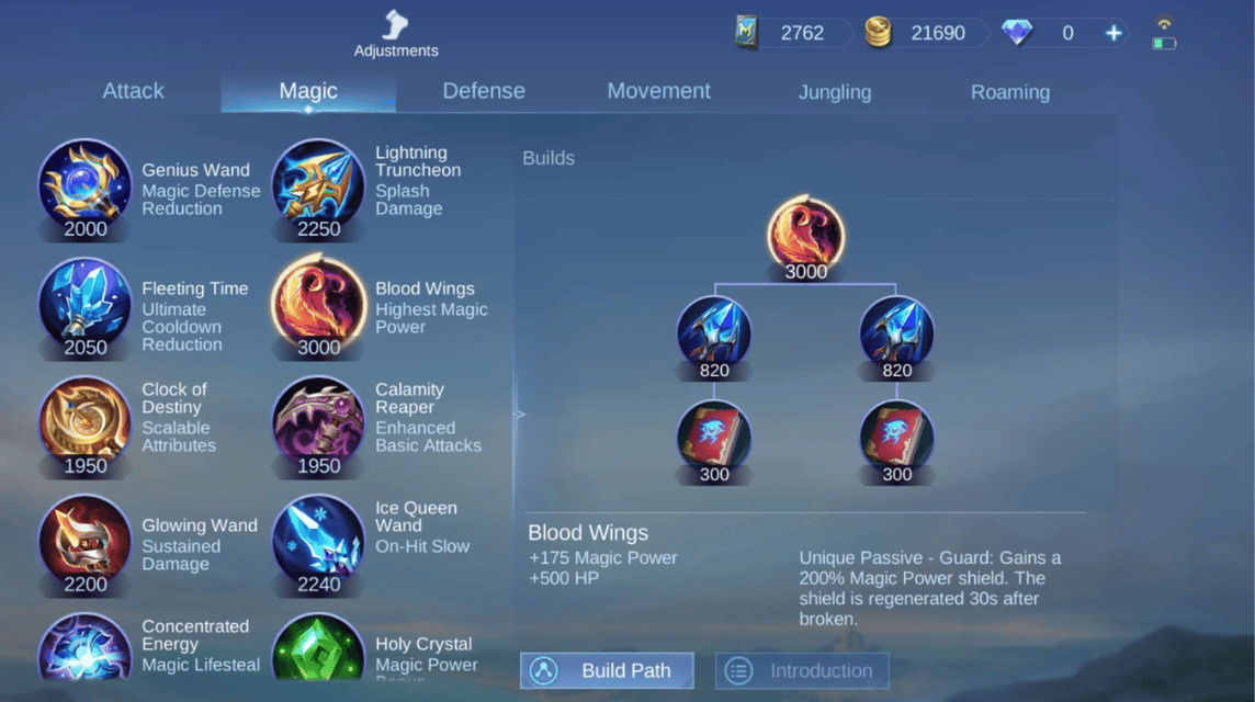 Joy EXP Mobile Legends Blood Wings