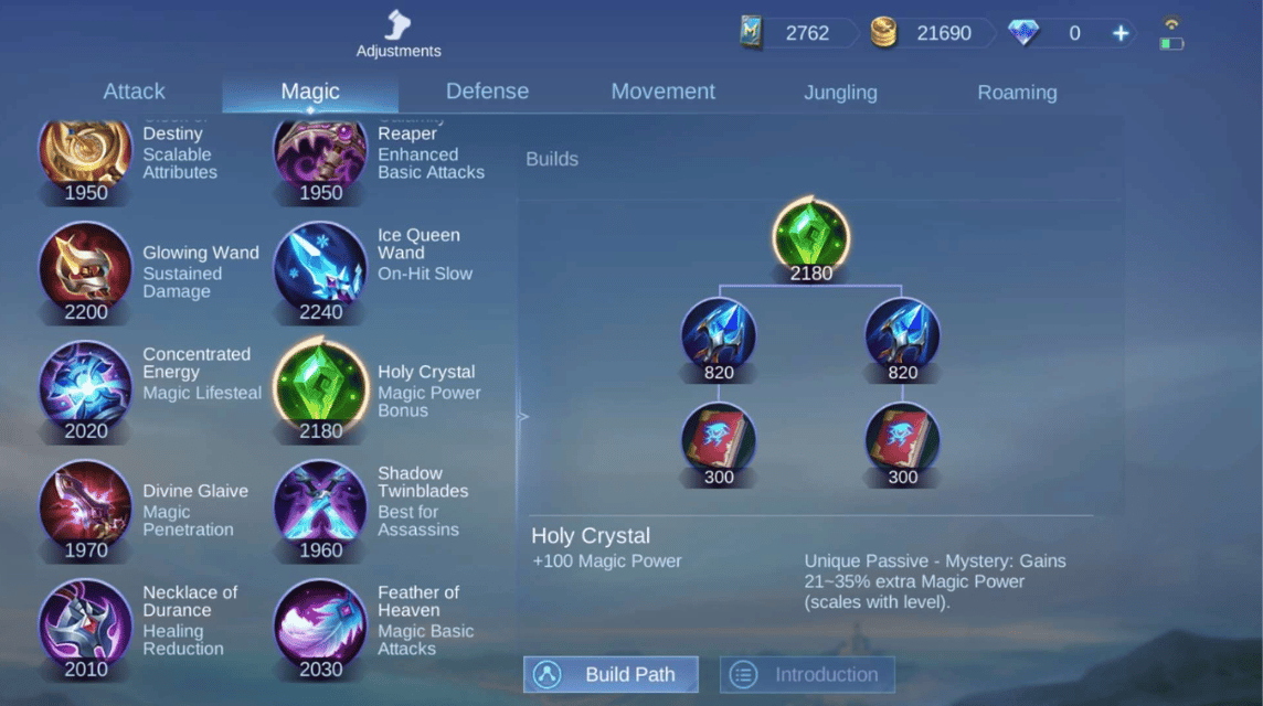 Joy EXP Mobile Legends Holy Crystal