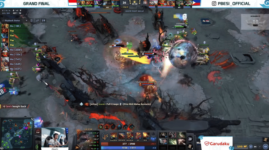 Last Teamfight IESF Dota 2