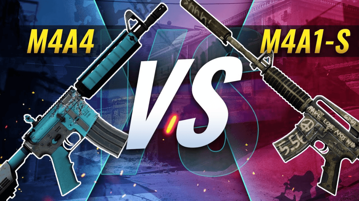 M4A1S vs. M4A4 nach dem Update des CSGO-Schadens