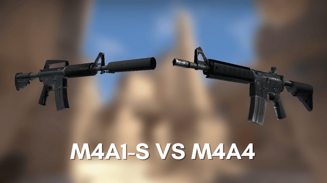 CSGO更新後のM4A1SとM4A4