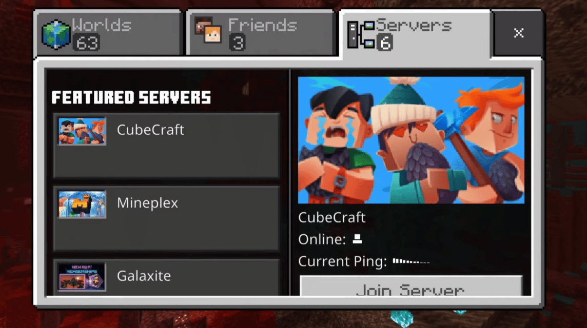 Minecraft PE servers