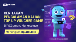 Kirim Testimoni Belanja di VCGamers dan Dapatkan Hadiah Senilai Ratusan Ribu Rupiah!