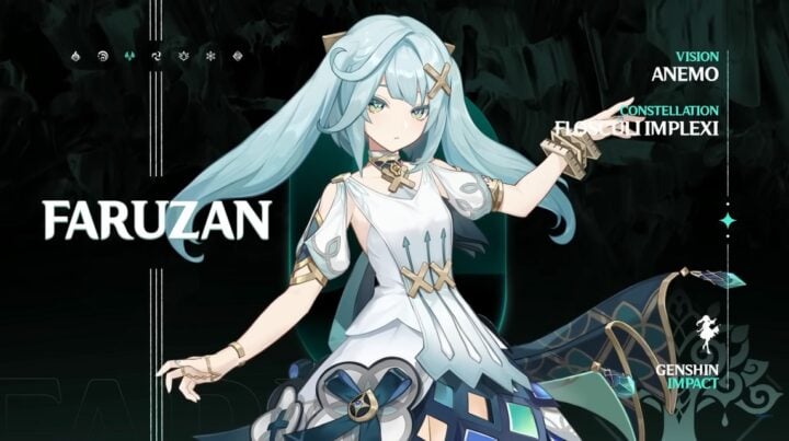 Faruzan Genshin Impact Build：技能、神器、武器和团队组合