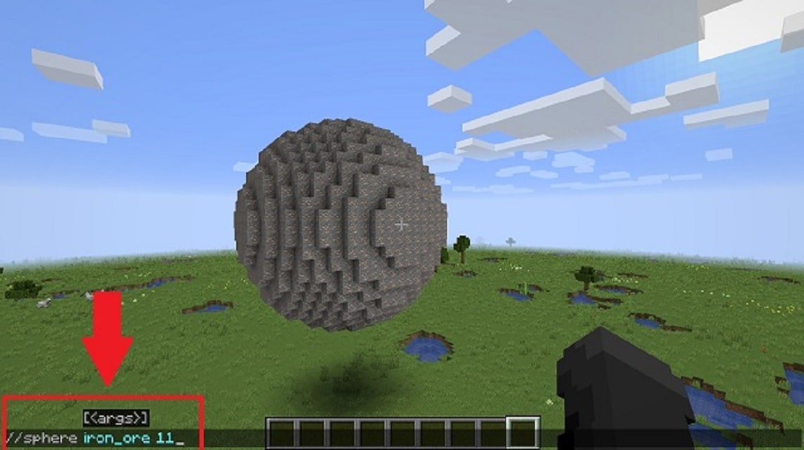 Wie erstelle ich einen Kreis in Minecraft?