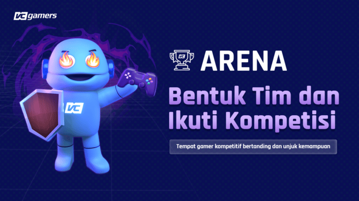 VCGamers, ARENA, 팀을 만들고 무료 토너먼트를 시작합니다!