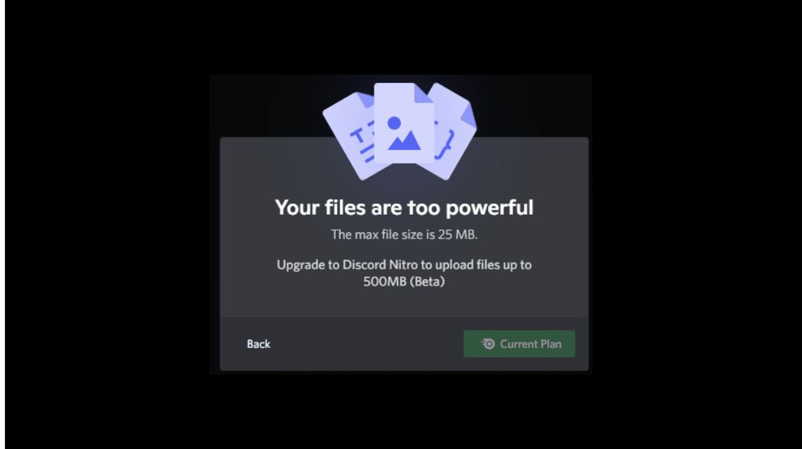 Fitur Discord Nitro File Size