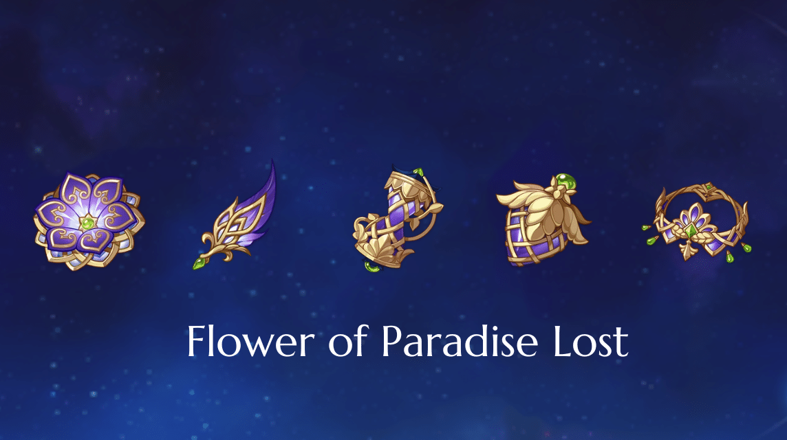 Flower of Paradise Lost genshin impact burgeon artifact