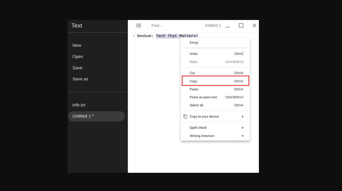 How to Copy and Paste in Chromebook.