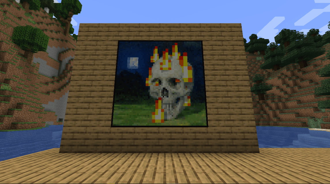 Burning Skull