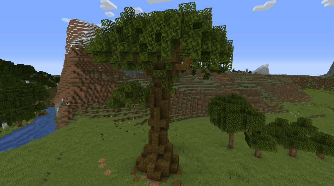 我的世界丛林树