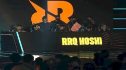RRQ Hoshi 在 M4 Mobile Legends 中获得第三名，这是奖品！