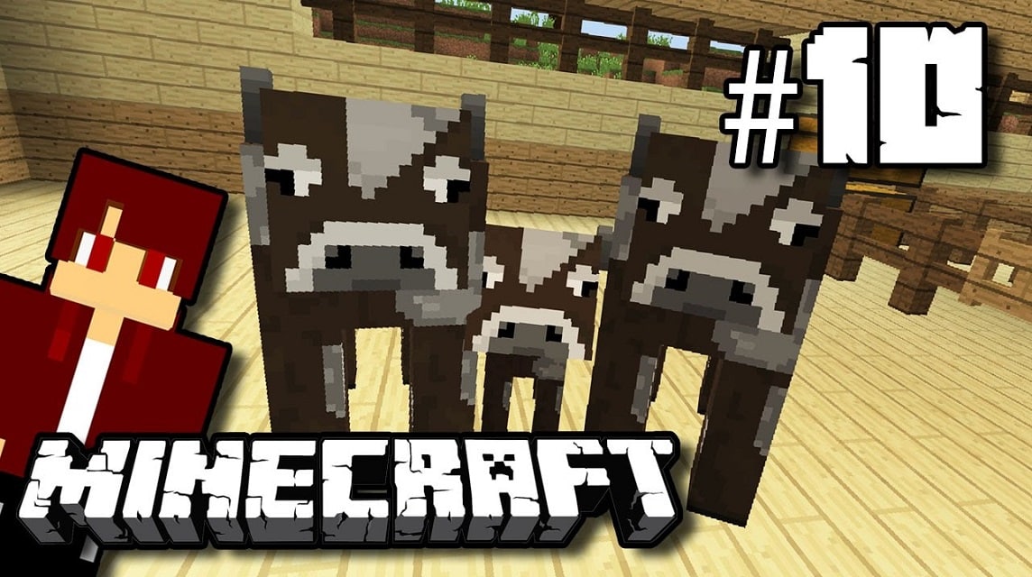 Minecraft cow