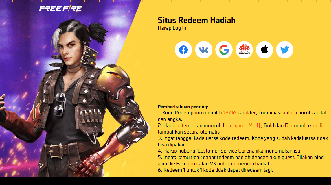 Situs Redeem Garena 