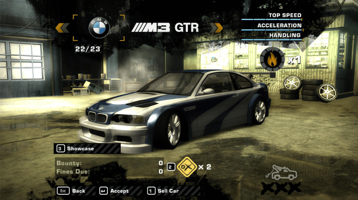 BMW di NFS Most Wanted