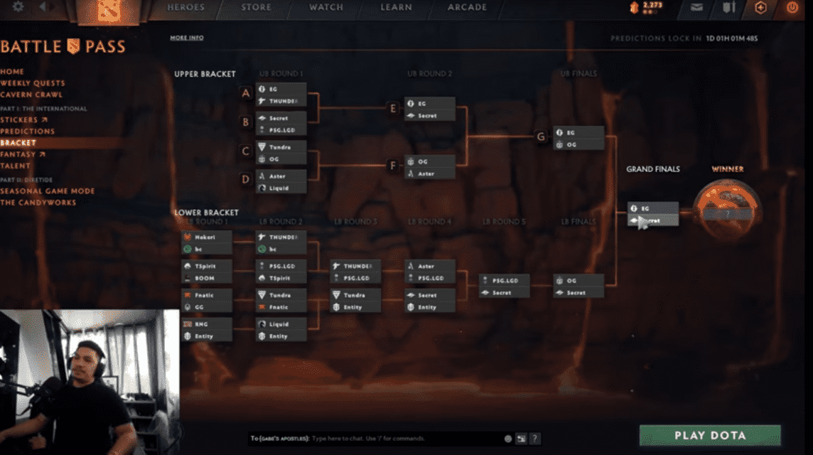 Brackets are. Source: YouTube