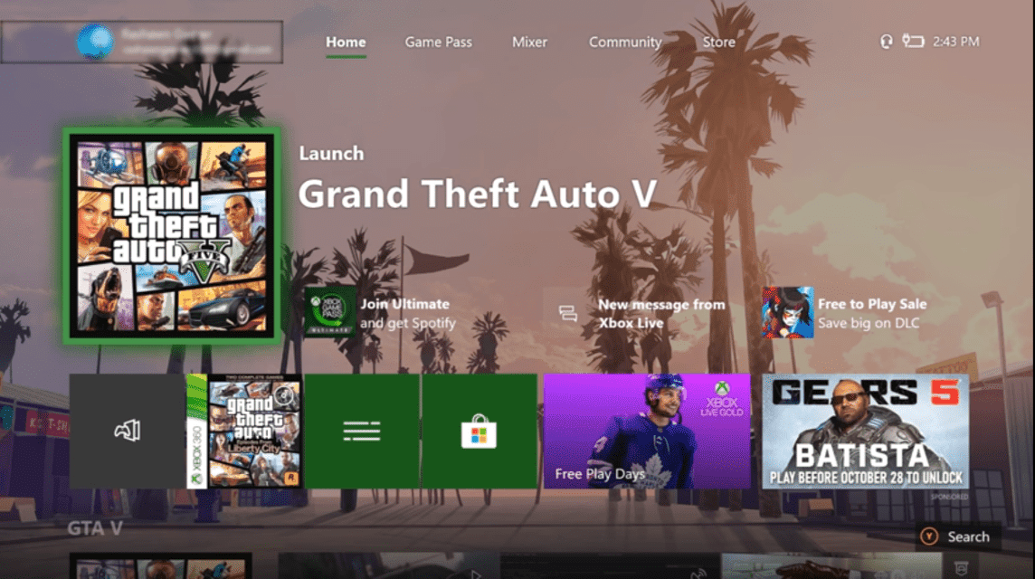 GTA 5 Xbox One 요령