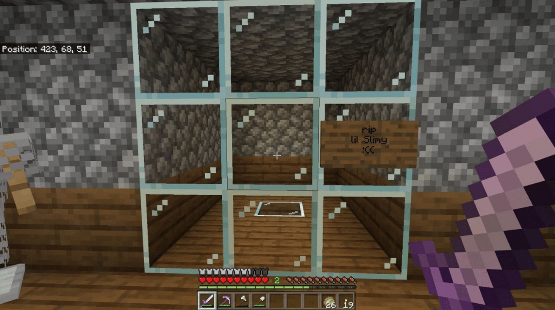 Glass Pane di Minecraft