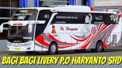 Livery Bussid PO Hariyanto SHD Jernih Terbaru 2023