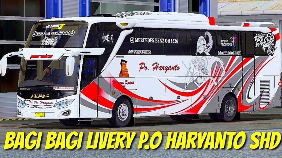 Lackierung bussid po hariyanto shd klar