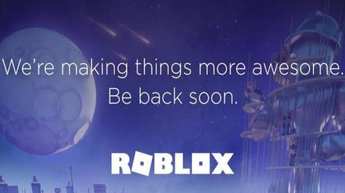 Tampilan Ketika Server Game Roblox Ditutup