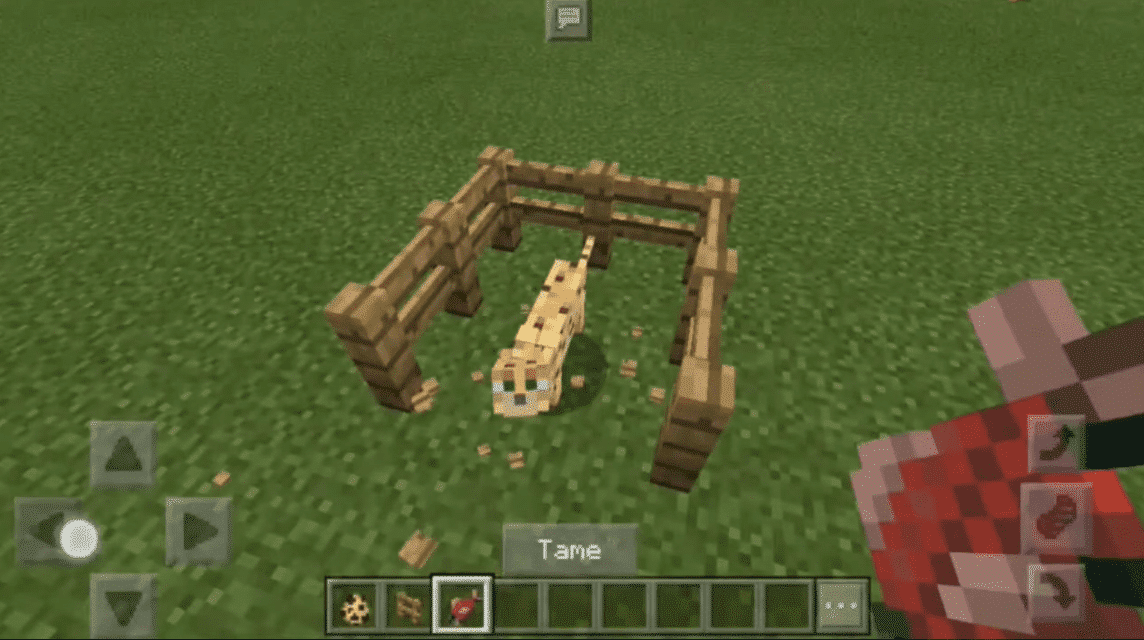 Minecraftでオセロットを飼いならす方法