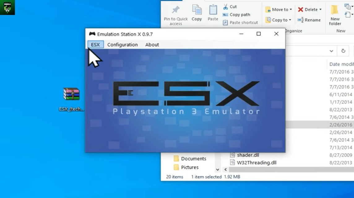 ESX PS3 エミュレータ