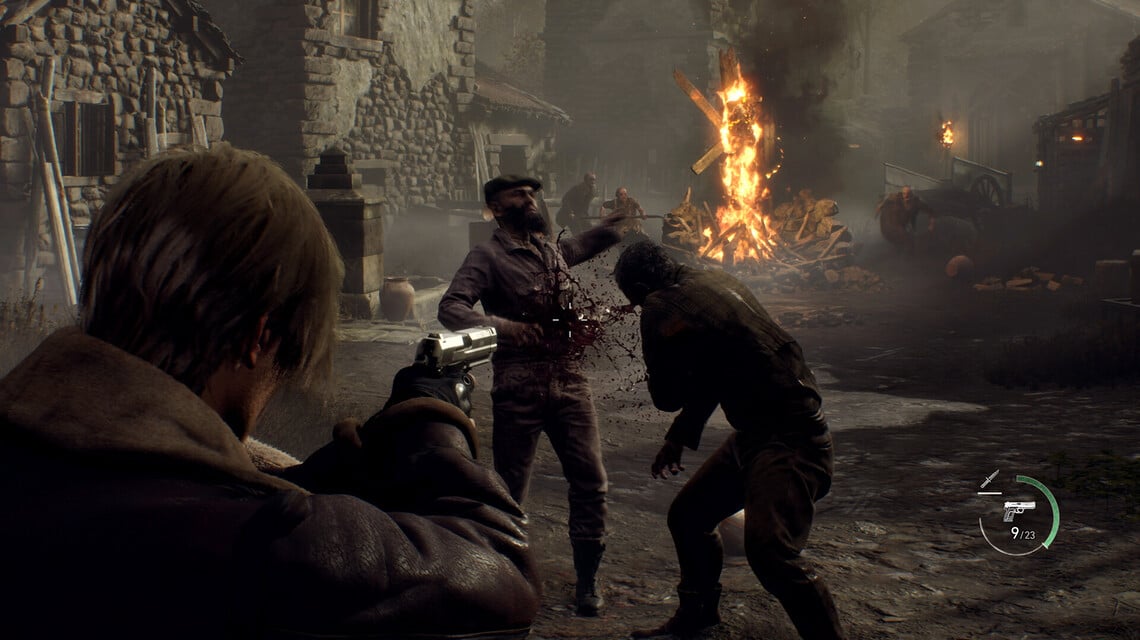 Gameplay in Resident Evil 4 Remake
