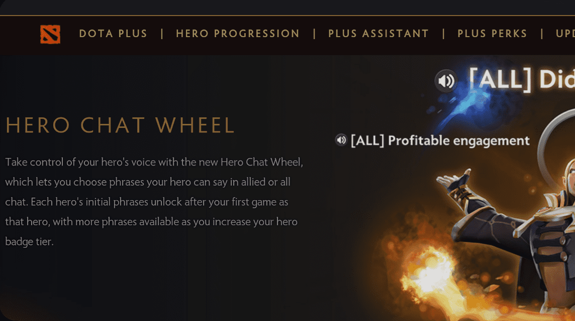 Hero Chat Wheel